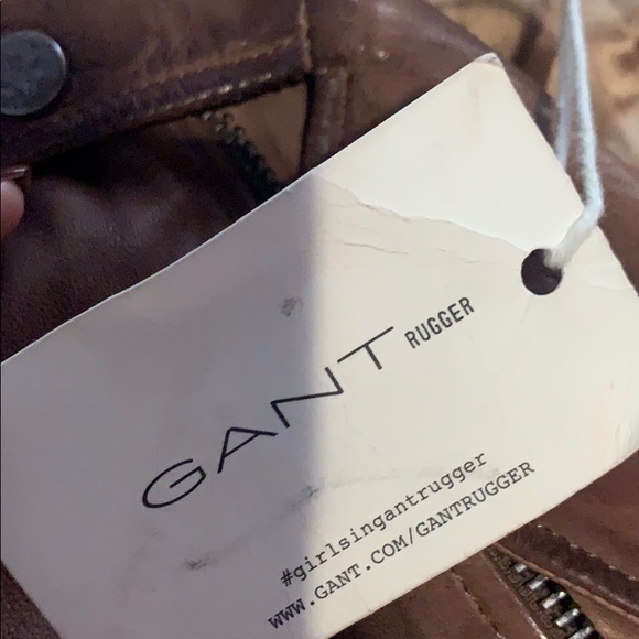 Gant Rugger Leather Jacket - Picture 2 of 4